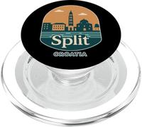 Skyline di souvenir diviso - Souvenir croato PopSockets PopGrip per MagSafe