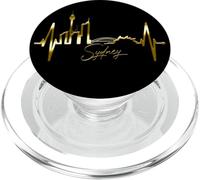 Skyline di Sydney Battito del Cuore Australia Aussie Love PopSockets PopGrip per MagSafe