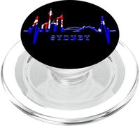 Skyline di Sydney Battito del Cuore Australia Aussie Love PopSockets PopGrip per MagSafe