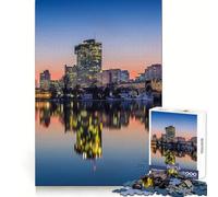 Skyline di Vienna al tramonto - Puzzle da 1000 pezzi per adolescenti - Allenamento intelligente - Evasione rilassante - Taglio perfetto - Sorpresa di Natale (38x26cm)