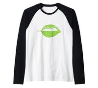 Skyline Industriale in Un Foglio Maglia con Maniche Raglan