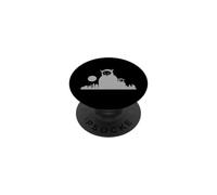 Skyline Mostro Street Art PopSockets PopGrip Adesivo