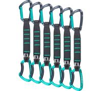 SKYLOTEC LIME SET NY PRO - 6 PACK, 17 CM, ANTHRACITE/AQUAMARINE