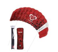 Skymonkey Skystormer 1.8 Aquilone da trazione/Kite (incl. Barra di Controllo) Ready 2 Fly 180 cm campata [racingred]