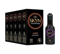 SKYN 50 preservativi LARGE + 1 gel All Night Long