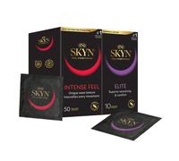 SKYN Intense feel (50 Pezzi) & Elite (10 Pezzi) Preservativi | Skynfeel, Senza L
