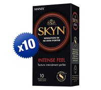 SKYN Intense Feel Preservativi Stimolanti ANALLERGICI Non-Latex 10x10 pz