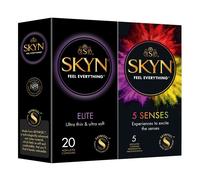 SKYN Preservativi ANALLERGICI 20 ELITE + 5 Five Senses