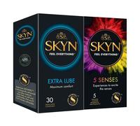 SKYN Preservativi ANALLERGICI 30 EXTRA LUBE + 5 Five Senses