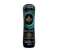 SKYN Silky Touch Gel Intimo e da Massaggio a Base d’Acqua, con Testina Massaggiante, Delicato sulla Pelle, 200 ml