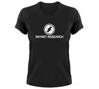 Skynet Research Donna T-Shirt Terminator Sarah Connor John Logo T800 T1000 Rev 9