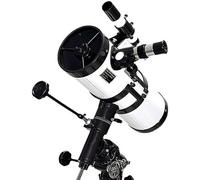 Skyoptikst 1000 x 114 mm riflettore telescopio astronomico bianco ad alta potenza supporto equatoriale spazio stella pianeta luna Saturno Giove (T114-1000EQ-US)