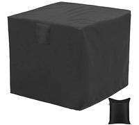 Skyour Coperture per condizionatori d'aria centrali per esterni, impermeabili, resistenti, per esterni, centrali, per mobili da patio quadrati, copertura (XXXL: 91,4 x 91,4 x 99 cm)