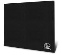SkyPAD Tappetino per mouse da gioco Glass 3.0 XL con logo nuvola | Tappetino per mouse professionale grande | 400 x 500 mm | Nero | Superficie in vetro speciale con precisione e velocità migliorate