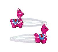 SkyPOOU 1 paio di fermagli per capelli con fiori glitterati per ragazze, accessori per capelli per compleanni, colore bianco