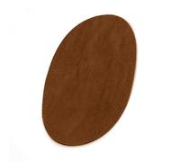 SkyPOOU 1 paio di toppe ovali da cucire su tessuto, toppe in pelle PU, gomito, ginocchia, accessori per abbigliamento