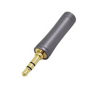 SkyPOOU Adattatore da maschio 3,5 mm a femmina da 2,5 mm placcato oro per dispositivi elettronici, convertitore plug and go per cuffie