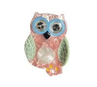 SkyPOOU Artiglio per capelli a tema cartone animato per adolescenti donne gufo artiglio clip per capelli presa per capelli femminile strumento styling coda di cavallo decorazione per capelli. fucsia.