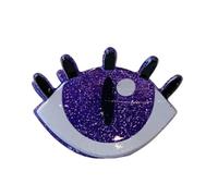 SkyPOOU Artiglio per capelli per donne e ragazze, per Halloween, gatto nero/pipistrello, antiscivolo, clip per capelli con clip laterale per decorazioni per capelli per feste. Lavanda. Circa 3 x 5 cm