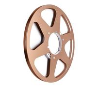 SkyPOOU Bobina in alluminio professionale da 10,5 pollici, design a 6 fori, disco a nastro aperto da 1/4 e bobina di nastro in lega di alluminio accessorio per hub leggero