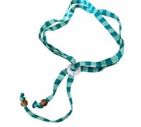 SkyPOOU Collana girocollo in corda di cotone con dopamina a righe colorate fatte a mano per le donne gioielli alla moda sensibili sulla pelle