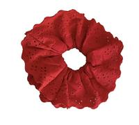 SkyPOOU Eleganti lacci per capelli in tessuto, elastici per capelli a più strati, comodi accessori per capelli, rossore, circa 15 cm