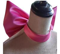 SkyPOOU Fashioble - Collana girocollo con fiocco, stile gotico, per costume di Halloween, cosplay, feste, regali per donne e ragazze