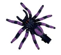 SkyPOOU Fermaglio per capelli a forma di ragno, in resina resistente, alla moda, per Halloween, per ragazze e donne. Lavanda. Circa 6 x 6 cm