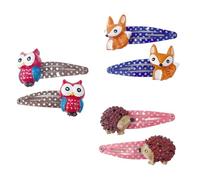 SkyPOOU Fermaglio per capelli a tema animale, per ragazze e adolescenti, design antiscivolo, ideale per varie acconciature di tutte le età. Colore