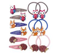 SkyPOOU Fermaglio per capelli a tema animale, per ragazze e adolescenti, design antiscivolo, ideale per varie acconciature di tutte le età. Colore