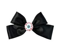 SkyPOOU Fermaglio per capelli con fiocco, bella forcina per capelli da indossare tutti i giorni, comoda forcina per capelli per donne e ragazze. Colore: nero. Circa 13,5 x 8 cm