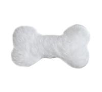 SkyPOOU Fermaglio per capelli in peluche a forma di osso, grazioso fermaglio per capelli a forma di cartone animato, alla moda, per vari eventi, colore bianco