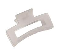 SkyPOOU Grande clip per capelli da 8,9 cm, grandi morsetti per capelli da donna, rettangolare, quadrata, clip per capelli sottili. Beige