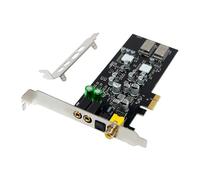 SkyPOOU La scheda audio digitale PCIe ad alta precisione offre campionamento a 16/24 bit 48kHz per sistemi di decodifica professionali Scheda digitale coassiale ottica CM108AH