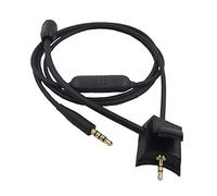 SkyPOOU Microfono di ricambio professionale per gioco QC35II Cavo auricolare da gioco scorrevole controllo del volume microscopio palmare per adulti Computer