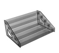 SkyPOOU Organizzatori multipli acrilici di stoccaggio dello scaffale degli organizzatori di strato chiari per gli occhiali e lo scaffale