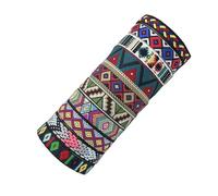 SkyPOOU Set di 10 braccialetti colorati in tessuto bohémien, intrecciato a mano, con catena da polso ornamentale, lunghezza regolabile, braccialetti eleganti da donna, Misura unica, come descritto