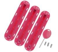 SkyPOOU Set di 3 pinne da surf per una maggiore flessibilità e controllo della coda del centro della spina da surf accessorio per tavola da surf