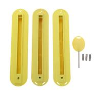 SkyPOOU Set di 3 pinne da surf per una maggiore flessibilità e controllo della coda del centro della spina da surf accessorio per tavola da surf