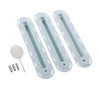 SkyPOOU Set di 3 pinne da surf per una maggiore flessibilità e controllo della coda del centro della spina da surf accessorio per tavola da surf