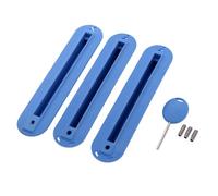 SkyPOOU Set di 3 pinne da surf per una maggiore flessibilità e controllo della coda del centro della spina da surf accessorio per tavola da surf