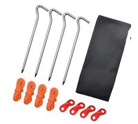 SkyPOOU Spiaggia multifunzionale dei picchetti dei pali resistenti dei venti della tenda portatile per gli ingranaggi di sopravvivenza all'aperto alluminio resistente alla corrosione