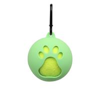 SkyPOOU Supporto per palline da tennis leggero con attacchi per guinzaglio per cani Coperture per animali domestici Clip portatile Palla leggera con attacco per guinzaglio per cani a mani libere