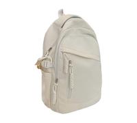 SkyPOOU Zaino scolastico per le donne zaino per laptop in nylon borsa per libri scolastici per ragazze adolescenti zaino di grande capacità zaino da viaggio Dayapck tasche organizzative, bianco