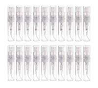 SKYPRO 20 mini flaconi spray ricaricabili in plastica, portatili, per profumo, collutorio, per pulizia, viaggi, oli essenziali, profumi (2 ml bianco)