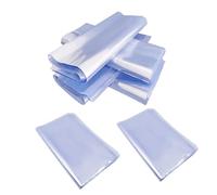 SKYPRO Maniche termorestringenti per sublimazione, bustine trasparenti da 16x30 cm per sublimazione e trasferimento termico, per tazze, bicchieri, borracce, oggetti vuoti, fasce termorestringenti per
