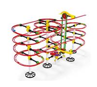 Skyrail Ottovolante Elevator Quercetti, Pista per Biglie 12 Metri, 360 Pezzi, Giochi Bambina 7 Anni, Gioco Educativo 6 Anni di Costruzioni, Gravità, Esperimenti Fisica, Regalo Bambina 8 Anni