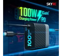SkyRC Powersupply PDC100 100W USB-C GaN SK200028-01 modellismo