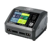 SKYRC Caricabatterie intelligente D200 Neo+ NFC AC/DC a doppia porta 800 W con tag NFC BumpGo, USB-C PD/QC, parallelo 35A, analizzatore batteria (6S/20A/AC-200W/DC-800W)