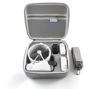 SKYREAT Custodia a portafoglio, custodia compatta, custodia protettiva portatile in PU per DJI Flip Drone e accessori intelligenti per batteria di volo, grigio